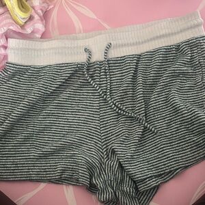 Striped Gray Women's Shorts
